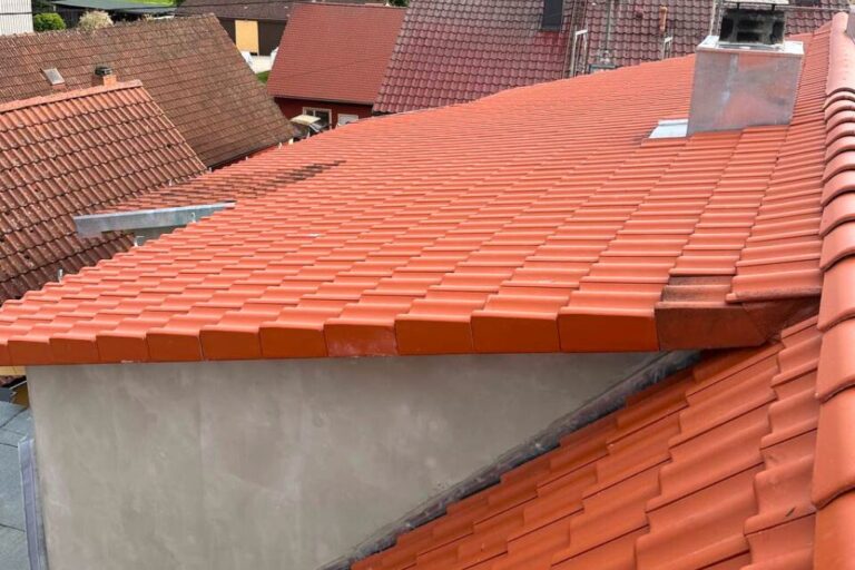 Dachfläche nach Ziegeldach Reparatur