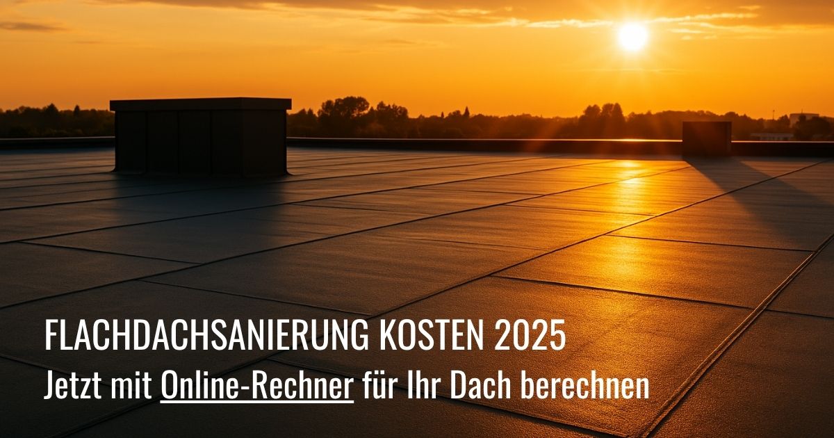 flachdachsanierung kosten
